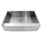 Nantucket Sinks Apron332010-16 33 Inch Pro Series Single Bowl Farmhouse Apron Front Stainless Steel Kitchen Sink APRON332010-16 - alternate 5